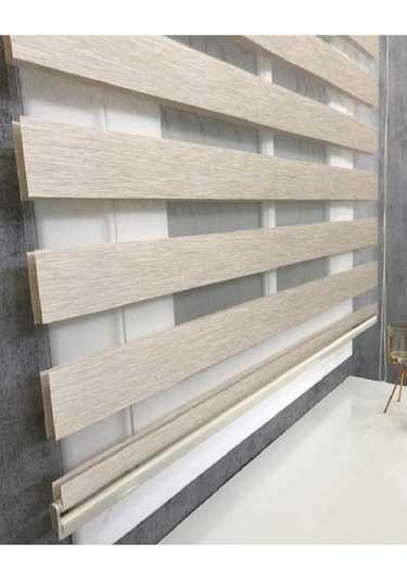 Bambu Krem R-14 Zebra Perde Krem