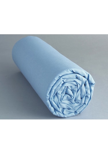 Maki Home Açık Mavi 100x200+50x70 Tek Kişilik Lastikli Çarşaf Set