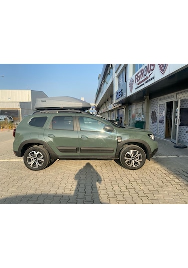 Dacia Duster Yeşil Yazılı Premium Kapı Koruma Seti 2018 Ve Üstü