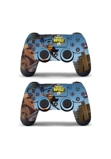 Kosona Ps4 Oyun Konsolu İçin Fortnite Temalı Çıkarılabilir Koruyucu Film, 4 Farklı Desen Seçeneği