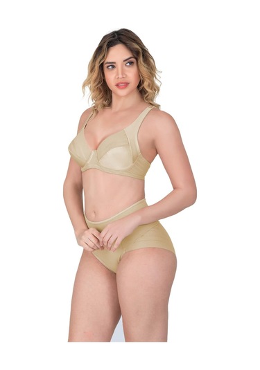 Ekru Mı Emay 177 B Toparlayıcı Sütyen Takım Ekru