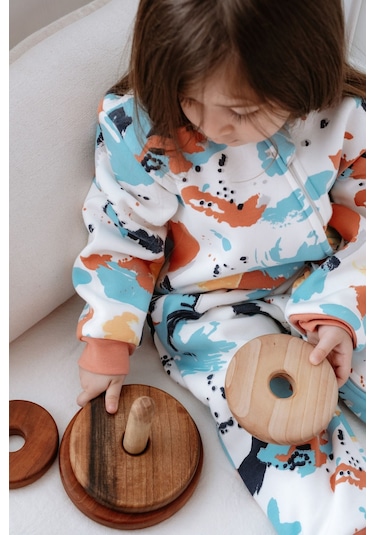 Lilabio Kız Erkek Çocuk %100 Pamuk 1.5 Tog Desenli Uyku Tulumu Çok Renkli Lilabio Kız Erkek Çocuk %100 Pamuk 1.5 Tog Desenli Uyku Tulumu Çok Renkli