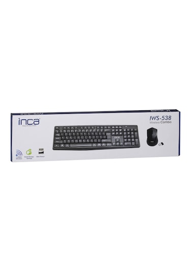 Inca IWS-538 Kablosuz Türkçe Q Klavye Mouse Set
