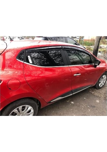 Renault Clio 4 Hb Krom Cam Çıtası 8 Parça 2012 Üzeri Paslanmaz Ç.