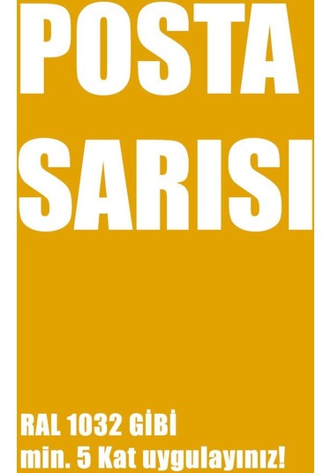 Plastidip - Asf - Sprey - Mat Posta Sarısı 400Ml