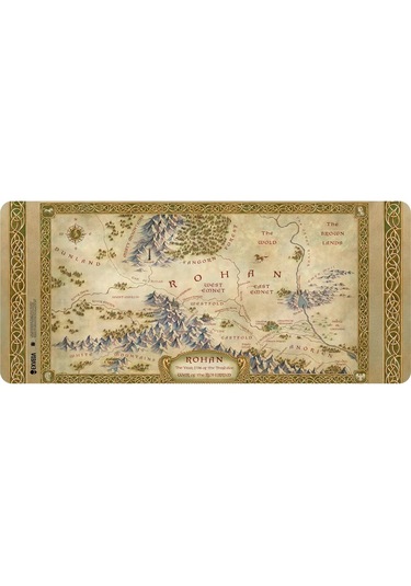 Exvega Lord Of The Rings War Of The Rohirrim Map Mousepad Xxl