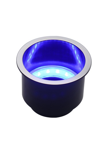 Neevoyu 12v Led Mavi Işıklı Plastik Bardak Tutucu - Araç, Bot, Yacht, Kamyonet İçin Dekoratif Ve Dayanıklı