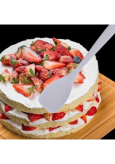 Mavi Pişirme Spatulası Kullanışlı Rahat Kavrama Kolay Temizlenebilir Ördek Dili Kürek Pişirme Mutfak Malzemeleri