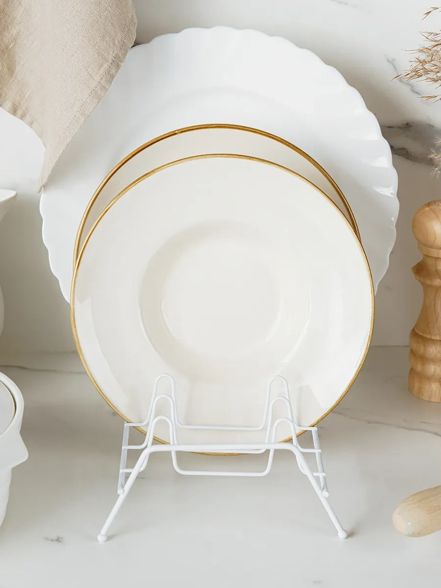 Dolana Metal Çok Amaçlı Kapaklık Ve Kesme Tahtası Tutucu 72003568 Beyaz