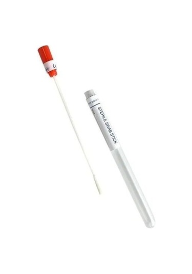 Stuart Besiyersiz Swab Steril Eküvyon Çubuğu Swap 100adet