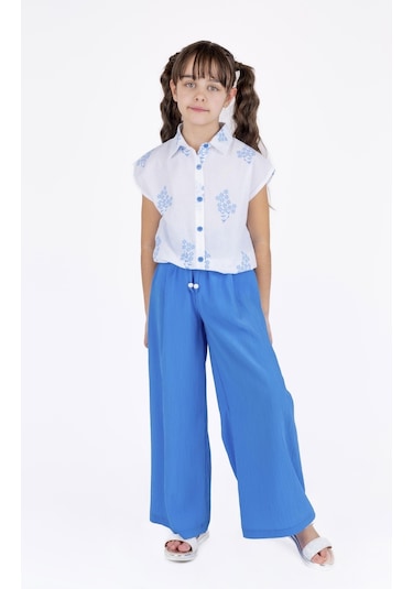 Bestkids Kız Çocuk Bol Paçalı Pantolon 6-14 Yaş 14100 001