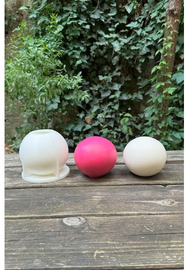 Küre 10cm Çap Silikon Mum Kalıbı