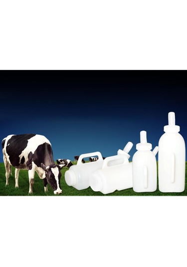 Suntek 2l Buzağı Süt Şişesi El Yetiştirme Poddy Emzikli