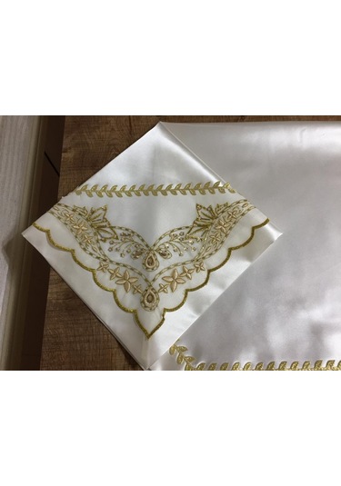 Gelin Damat Boncuklu Gold Altın Çeyiz Bohça