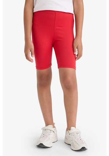 Defacto Kız Çocuk Kısa Boy Tayt B5591a825smrd57 Kırmızı