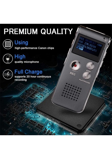 Singree "taşınabilir N28 Dijital Ses Kaydedici - Yüksek Kaliteli Konferans Ve Ders Kaydı, Gürültü Azaltma Özellikli"