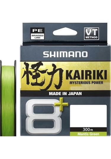 Kairiki + 8x 300 Mt Mantis Green İp Misina 0.10mm