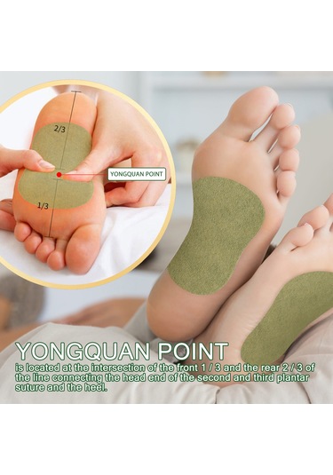 Vkemall Güney Ay Pelinli Ayak Bantları - Stres Azaltma Ve Kan Dolaşımını İyileştirme, 12 Adet