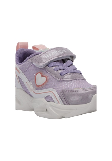 Slazenger  KLARION Çocuk Cırt Cırtlı Mor  -  Pembe Günlük Spor  Ayakkabısı