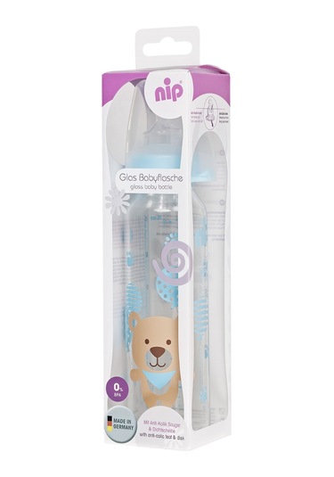 Nip 250 ML Antikolik Cam Biberon Erkek