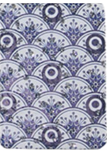 Büro Ev Ofis Hediyesi İçin İnce Dikdörtgen Nazarlıklı Taşlı El Makyaj Aynası Çok Renkli