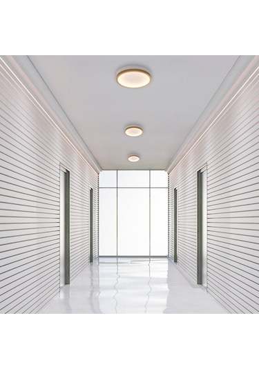 Plafonia Tavan Plafonyer Led Avize 20 Cm Gold