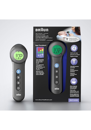 Braun BNT400 Temassız Ateş Ölçer + Vicks VNT200 Tansiyon Ölçer