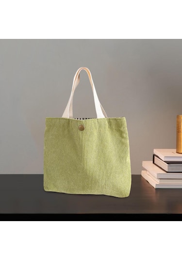 Suntek Kadife Omuz Çantası Moda Seyahat Ofis Açık Hava İçin Açık Yeşil