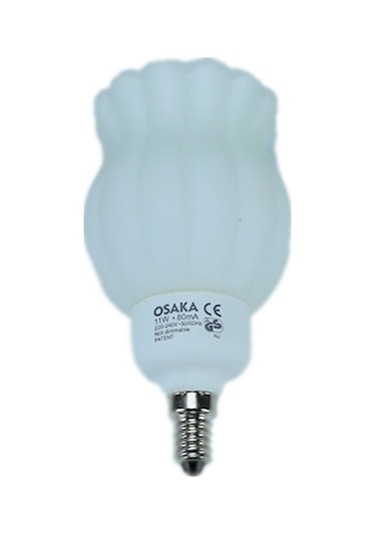 Osaka 11W 220-240V 460Lm 4000K E14 Çiçek Kafa Tasarruflu Ampul