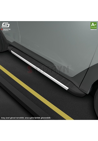 S-dizayn Honda Hr-v 3 S-line Aluminyum Yan Basamak 173 Cm 2021 Üzeri