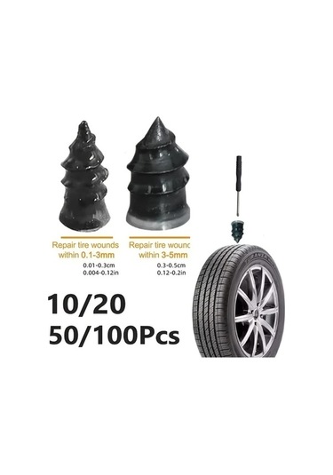 Fastbuy Turcoshop11 10'lu Karışık Sentetik Lastik Çivileri, Araba-motosiklet-bisiklet İçin