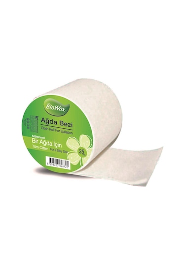 Biowax Tüm Ciltler için Rulo Ağda Bezi 25 M
