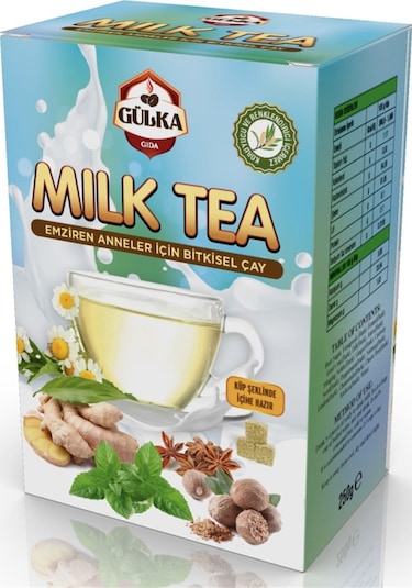 Gülka Milk Tea Emziren Anneler İçin Bitkisel Küp Çay 250 G