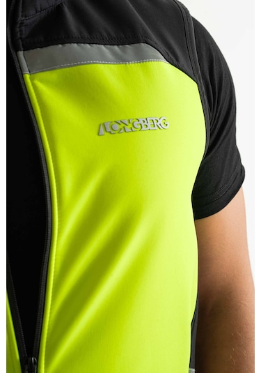 Reflektörlü Softshell Motosiklet Ve Iş Güvenliği Yeleği