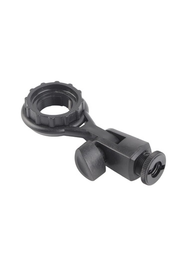 Yaleker Mikrofon Sabitleyici: 22mm Dişli Uyumlu, 180 Ayar, 5/8-3/8 Vida, Dayanıklı Plastik, Masaüstü Ve Kollu Destekler İçin