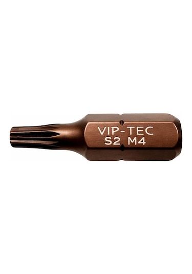 Vıp-tec 1/4 M4 Splıne Bits Uç 25 Mm