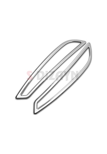 S-dizayn Opel Astra L Krom Arka Reflektör Çerçevesi 2 Prç 2022 Üzeri