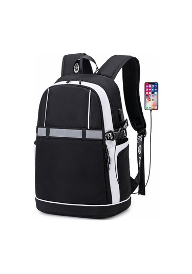 2101 Öğrenci Sırt Çantası Moda Günlük Rahat Sırt Çantası Siyah