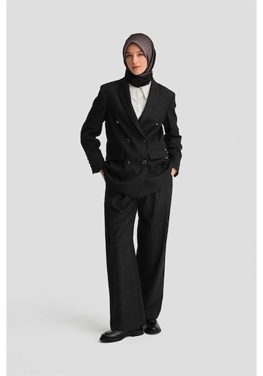 Armine Simli Ceket 24k5721 Siyah Siyah