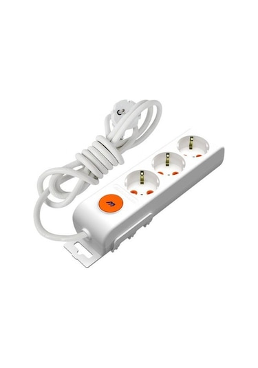 Rİ-TECH Üçlü ANAHTAR TOP.LI Grup Priz (Ç.K) 1 MT