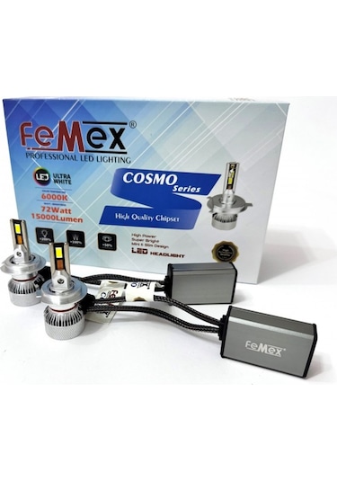 Femex Renault Clio 3 2006-2012 Kısa Far Led Cosmo Mini