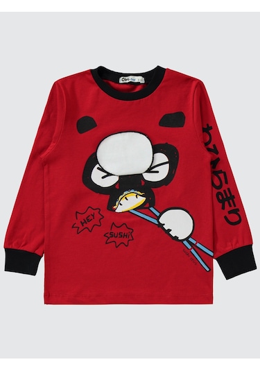 Civil Boys Erkek Çocuk Pijama Takımı 2-5 Yaş Kırmızı Kırmızı