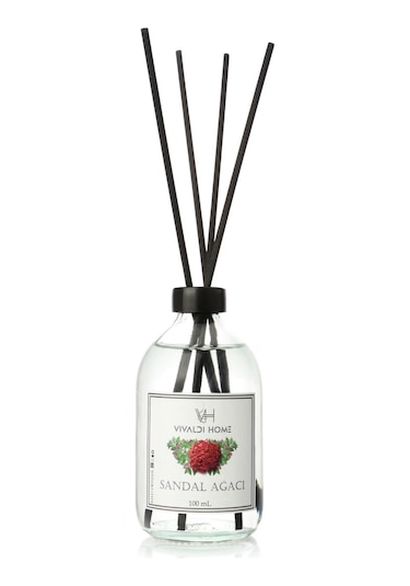 Vivaldi Home Sandal Ağacı Çubuklu Oda Kokusu Esansiyel Uçucu Yağ 100 ML