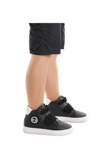 Coyote Cırtlı Kız Çocuk Günlük Bot Ayakkabı Beyaz