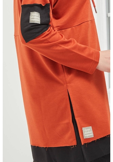 Pamuklu Tunik Pantolon  Eşofman Takım TRN2030 Kiremit