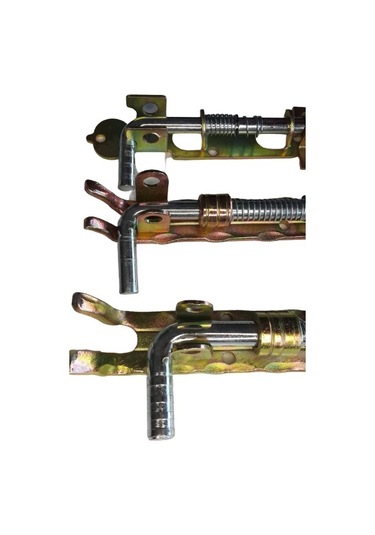 Sürgülü Kapı Kilidi Sliding Door Lock 5'li - Orta - Yaylı Ferforje