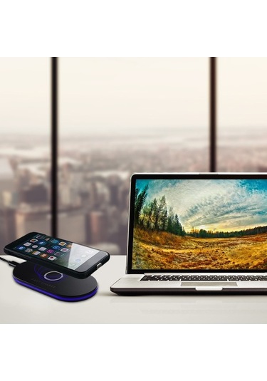 Pazly Springsun Q100 Qi Kablosuz Hızlı Şarj Pedi - İphone, Samsung Uyumlu, Güvenli Ve Taşınabilir Şarj Çözümü