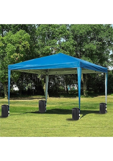 Ebitda Pvc Çadır Ağırlık Çantası - 10l, Yeşil/siyah Renkli Siyah Siyah