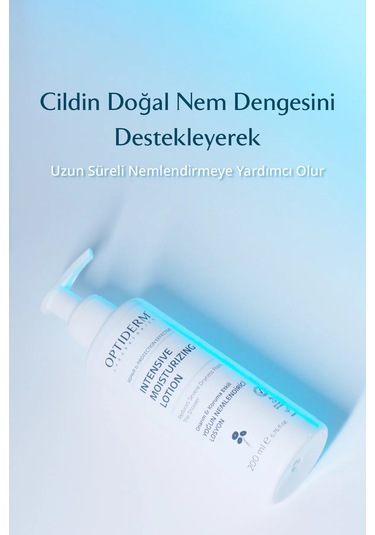 Optiderm Yoğun Nemlendirici Krem Onarım Ve Koruma Etkili Losyon 4