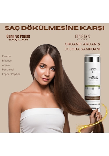 Elysian Essence Argan & Jojoba Organik Şampuan 300 ML